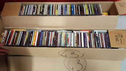 null Lot de 500 CD variés