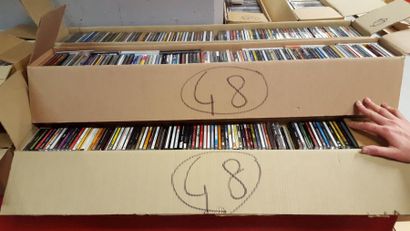 null Lot de 500 CD variés