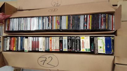 null Lot de 500 CD variés