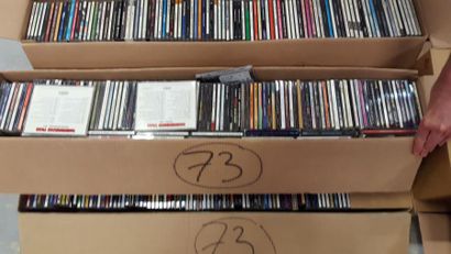 null Lot de 500 CD variés
