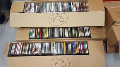 null Lot de 500 CD variés