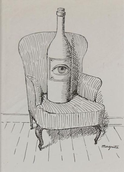 null René MAGRITTE (1898-1967) 

A perte de vue, illustration pour « Poèmes »

Reproduction...