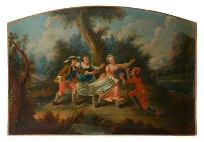 null ECOLE FRANCAISE VERS 1760

"Le jeu de Colin Maillard"

Huile sur toile (ancien...