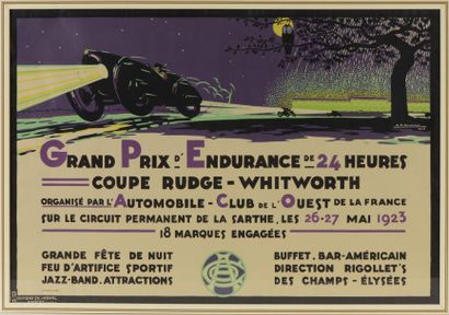 null H.A. VOLODIMER

" Grand prix d'Endurance de 24 Heures - Coupe RUDGE-WHITWORTH"

Affiche...