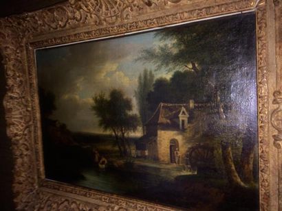 null Ecole de Barbizon, XIXème siècle


 "Paysage animé à la chaumière"


Deux huiles...
