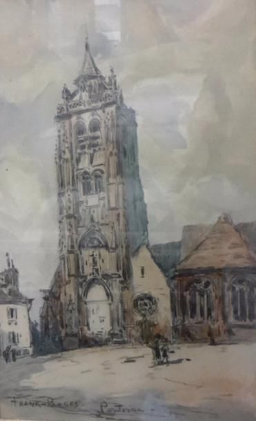 null FRANK BOGGS (1855-1926)


"Eglise de Pontoise"


Aquarelle signée, située en...