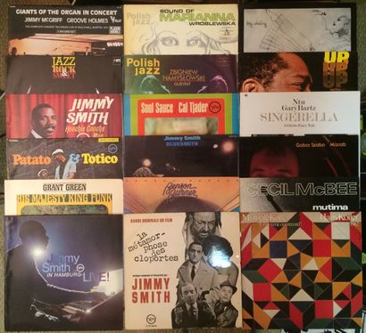JAZZ Lot de 112 disques 33 T de Jazz, Soul Jazz et Jazz Fusion.
VG- à EX / VG- à...