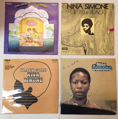 JAZZ Lot de 10 disques 33 T et de 10 disques 45 T de Nina Simone.
VG+ à NM / VG+...