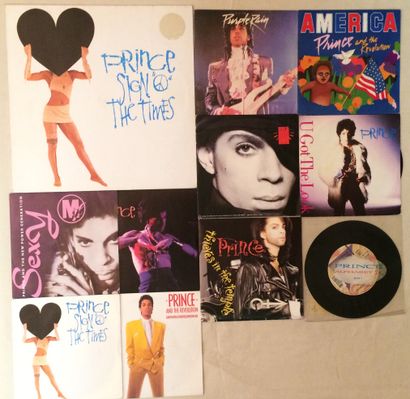 SOUL / RNB / FUNK Lot de 16 disques 33 T et de 11 disques 45 T de Prince.
VG à EX...