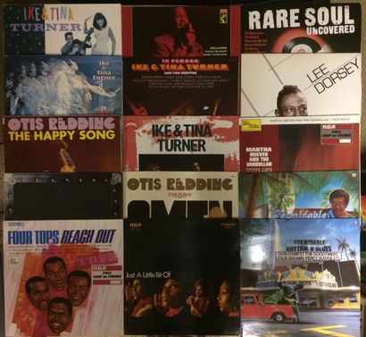SOUL / RNB / FUNK Lot de 92 disques 33 T et de 1 coffret de Soul R'n'B Funk.
VG à...