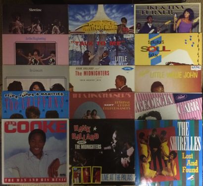 SOUL / RNB / FUNK Lot de 92 disques 33 T et de 1 coffret de Soul R'n'B Funk.
VG à...
