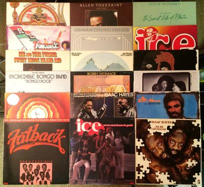 SOUL / RNB / FUNK Lot de 132 disques 33 T de Soul R'n'B Funk.
VG à EX/ VG à EX
Set...