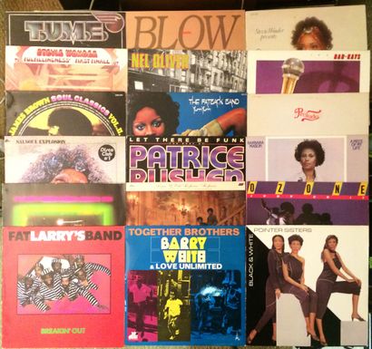 SOUL / RNB / FUNK Lot de 132 disques 33 T de Soul R'n'B Funk.
VG à EX/ VG à EX
Set...