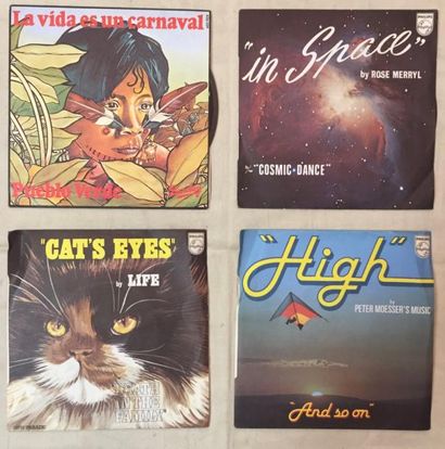 SOUL / RNB / FUNK Lot de 15 disques 33 T et de 4 disques 45 T de Funk, Disco et Cosmic...