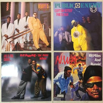 RAP / HIP HOP Lot de 37 disques 33 T / Maxi 45 T et de 2 disques 45 T de Rap / Hip...