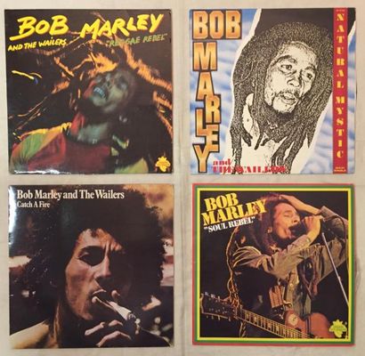 REGGAE / SKA Lot de 17 disques 33 T / Maxi 45 T et de 10 disques 45 T de Bob Marley.
VG...