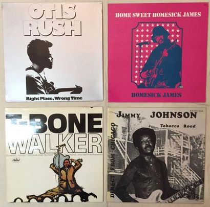 BLUES Lot de 77 disques 33 T de Blues Rock Electrique.
VG à EX/ VG+ à EX
Set of 77...