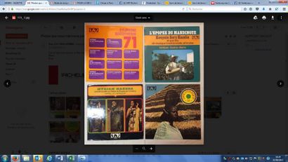 MUSIQUE DU MONDE Lot de 32 disques 33 T de musique Africaine sur le label Sonafric.
VG...