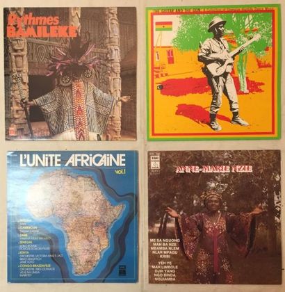 MUSIQUE DU MONDE Lot de 70 disques 33 T de musique Africaine.
VG à EX / VG à NM
Set...