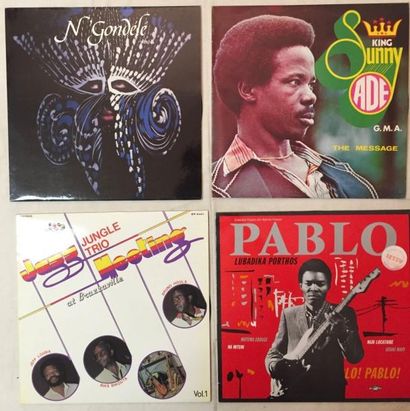 MUSIQUE DU MONDE Lot de 70 disques 33 T de musique Africaine.
VG à EX / VG à NM
Set...