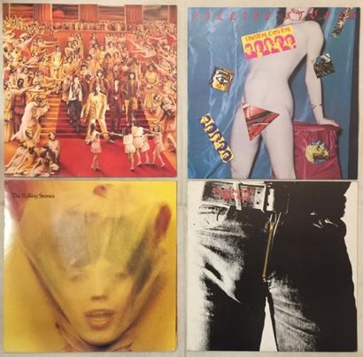 POP / ROCK Lot de 29 disques 33 T et de 9 disques 45 T des Rolling Stones.
VG à EX...