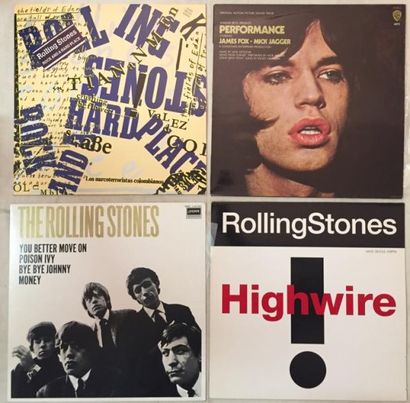 POP / ROCK Lot de 29 disques 33 T et de 9 disques 45 T des Rolling Stones.
VG à EX...