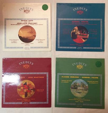 PRODUCTIONS ORTF Lot de 34 disques 33 T de musique Classique, musique contemporaine...