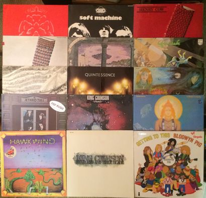 POP / ROCK Lot de 30 disques 33 T de Rock Progressif Anglais.
VG à EX / VG à EX
Set...