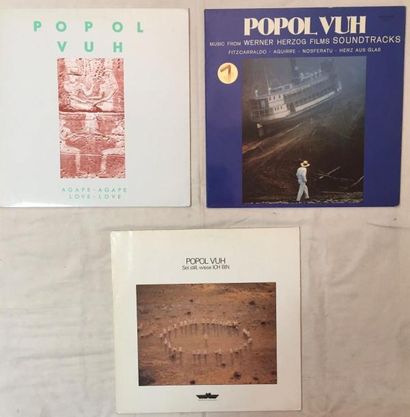 POP / ROCK Lot de 11 disques 33 T de Popol Vuh – Sei still, wisse ICH BIN (INNOVATIVE...