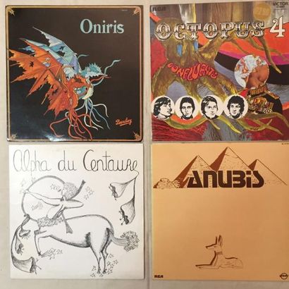 POP / ROCK Lot de 12 disques 33 T de Rock Progressif Français comprenant : Anubis...