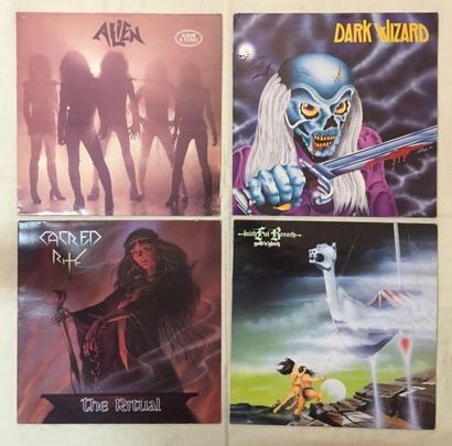 HARD ROCK / METAL Lot de 83 disques 33 T de Hard Rock et Métal.
VG + à EX / VG+ à...