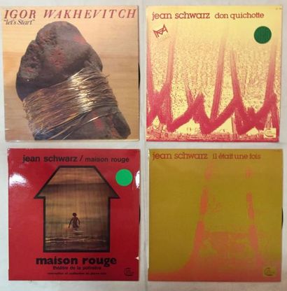 MUSIQUES EXPERIMENTALES Lot de 10 disques 33 T de musique Expérimentale comprenant...