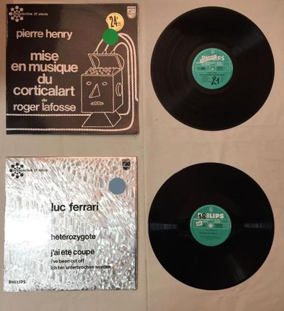 MUSIQUES EXPERIMENTALES Lot de 26 disques 33 T de Musique Expérimentale sur le label...