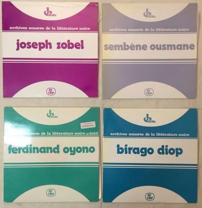 POESIE / DICTION Lot de 16 disques 33 T des Archives sonores de la Littérature noire.
VG...