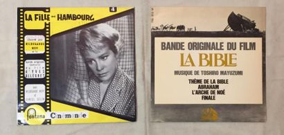 BANDES ORIGINALES DE FILMS Lot de 50 disques EP de musiques de films internationaux.
VG...