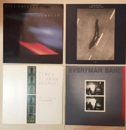 JAZZ Lot de 80 disques 33 T et de 2 coffrets de Jazz sur label ECM. S
VG à EX / VG...