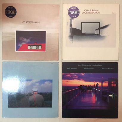 JAZZ Lot de 80 disques 33 T et de 2 coffrets de Jazz sur label ECM. S
VG à EX / VG...