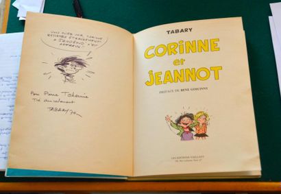null Jean Tabary. Corinne et Jeannot. Edition originale enrichie d’un dessin dédicace...