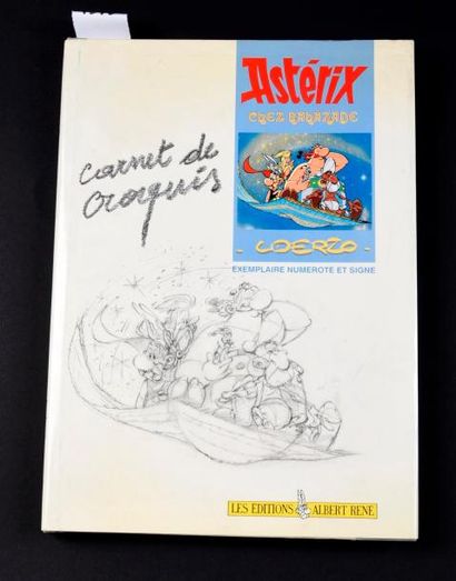 null Albert Uderzo. Astérix 28. Astérix Chez Rahazade / Carnet de croquis.. Edition...