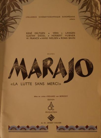  [CINEMA], ensemble de dossiers de presse de films:- - GRIBOUILLE, film de Marcel...