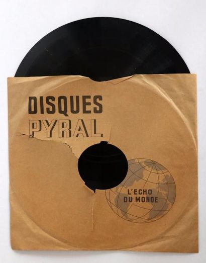 null Un disque acetate de Georges Brassens.Disque 78 tours 25 cm acetate inédit de...