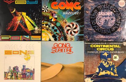 null POP ROCK - Lot de 6 disques 33T de Gong. 

Set of 6 LP's from Gong.

G à EX/VG+...