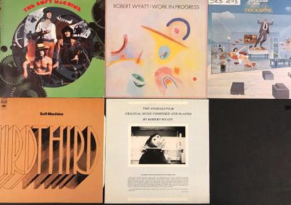 null POP ROCK - Lot de 5 disques 33T de Soft Machine et Robert Wyatt (le premier...