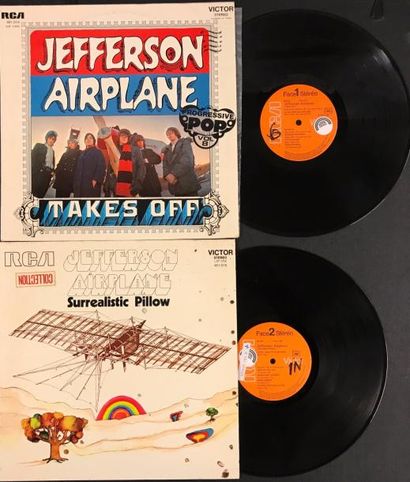 null POP ROCK - Lot de 2 disques 33T de Jefferson Airplane. 

Set of 2 LP's from...