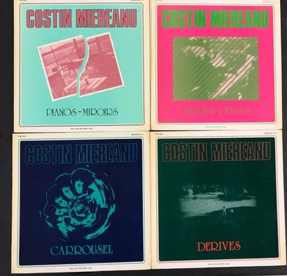 null MUSIQUE EXPERIMENTALE - Lot de 4 disques 33T de Costin Miereanu volumes 1, 2,...