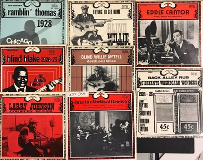 null BLUES - Lot de 22 disques 33T de blues du label Biograph. Blues jazz. 

Set...