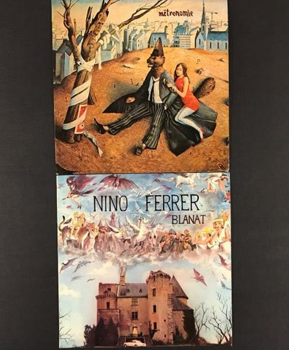 null CHANSON FRANCAISE - Lot de 2 disques 33T de Nino Ferrer. 

Set of 2 LP's from...