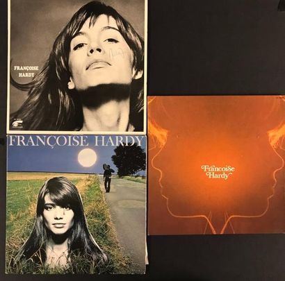 null CHANSON FRANCAISE - Lot de 3 disques 33T de Françoise Hardy. 

Set of 3 LP's...