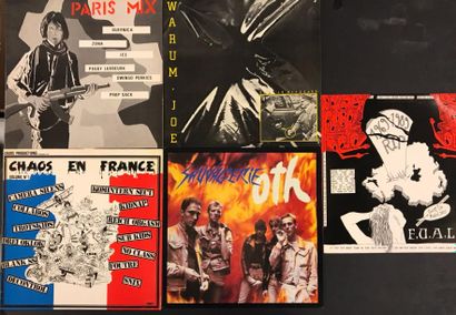 null PUNK ROCK - Lot de 5 disques de punk oi. 

Set of 5 LP's of punk oi.

VG+ à...