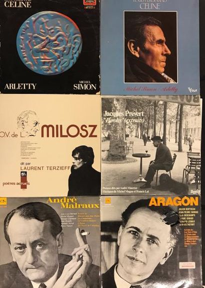 null POESIE - Lot de 11 disques 33T de poésie (dont un 33T 25 cm).

Set of 11 LP's...